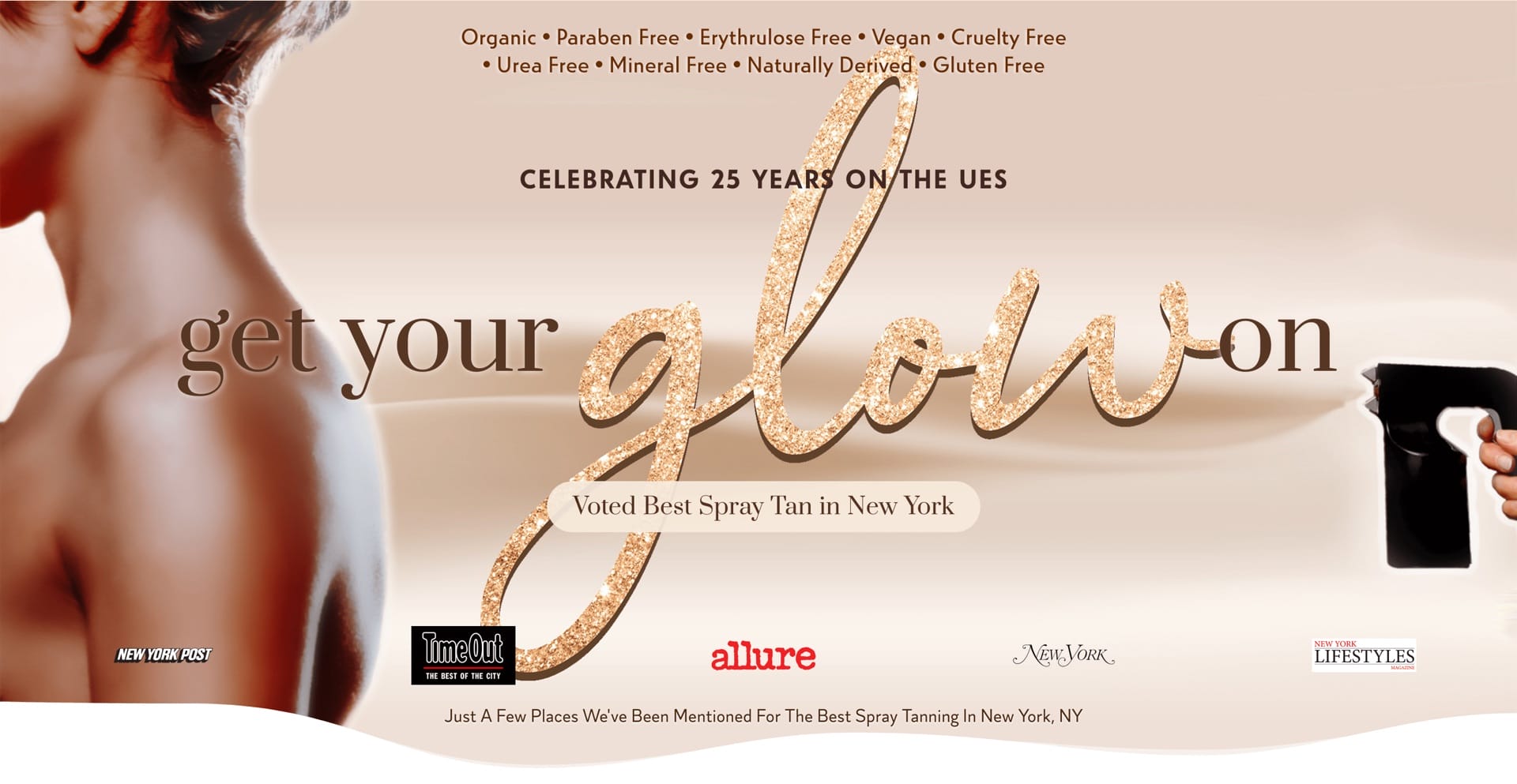 Bronze Boutique UES Best Spray Tan NYC Mobile Airbrush VersaSpa Booth